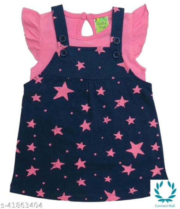 Cutiepie Fancy Girls Dungarees - 4-5 Years